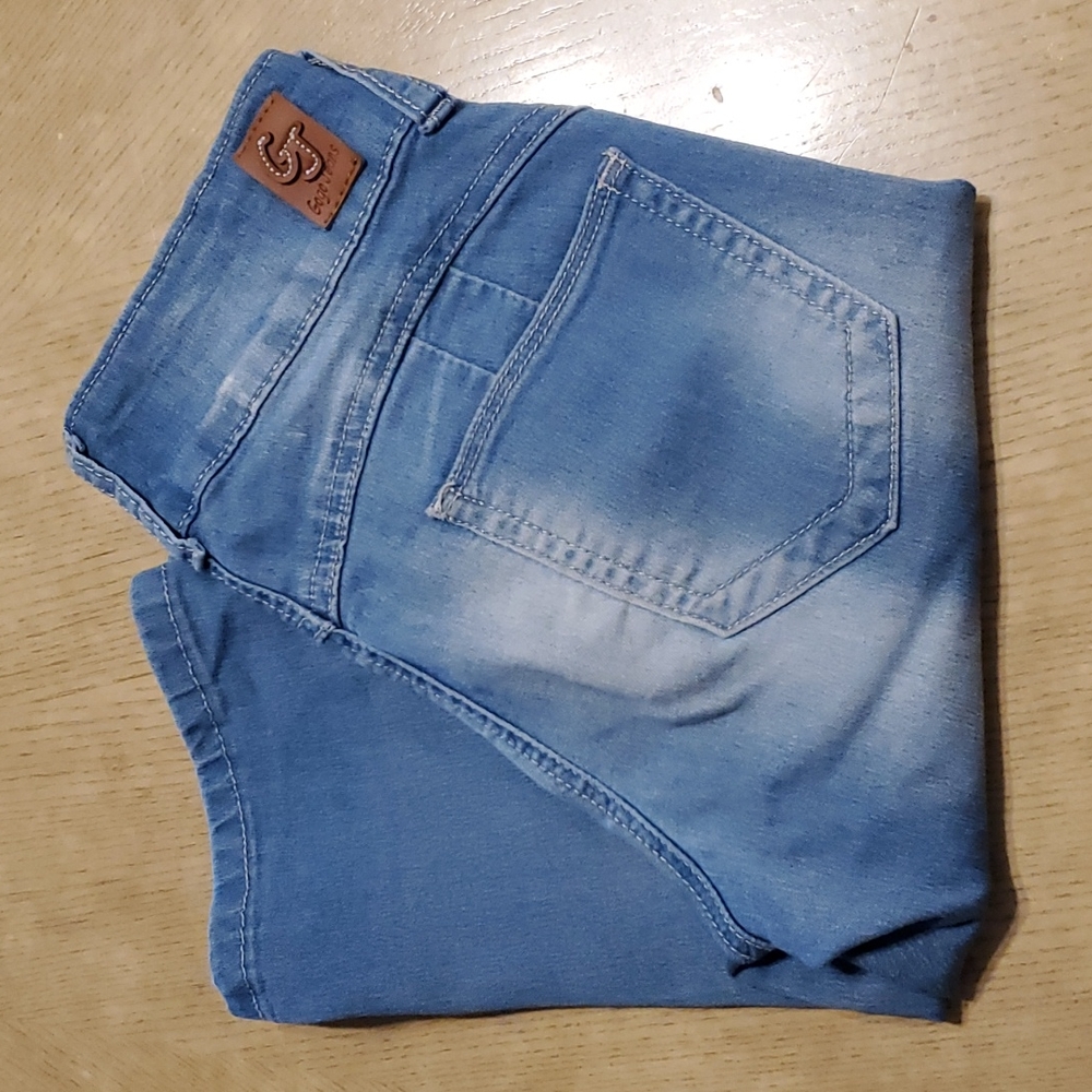 GoGo long Jean shorts size 0/23